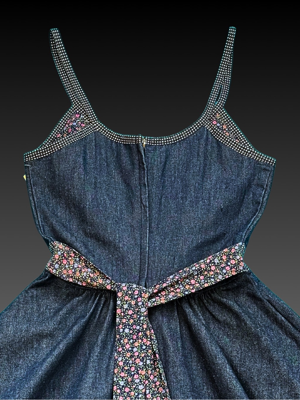 DENIM Gunne Sax Shamash and Yofi Label Corset Prairie Sun Dress / XS XXS / NWT - Picture 12 of 12